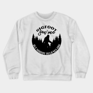 Bigfoot Silhouette Crewneck Sweatshirt